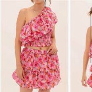 Endless Rose Pink Smocked blouse